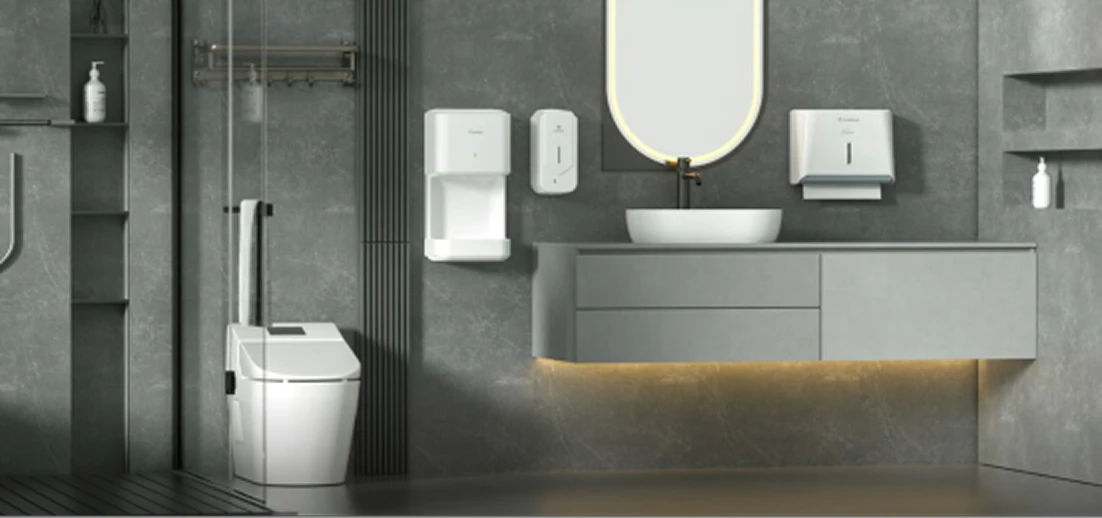 High-Speed Hand Dryer Installation at Dubai International Airport (DXB)