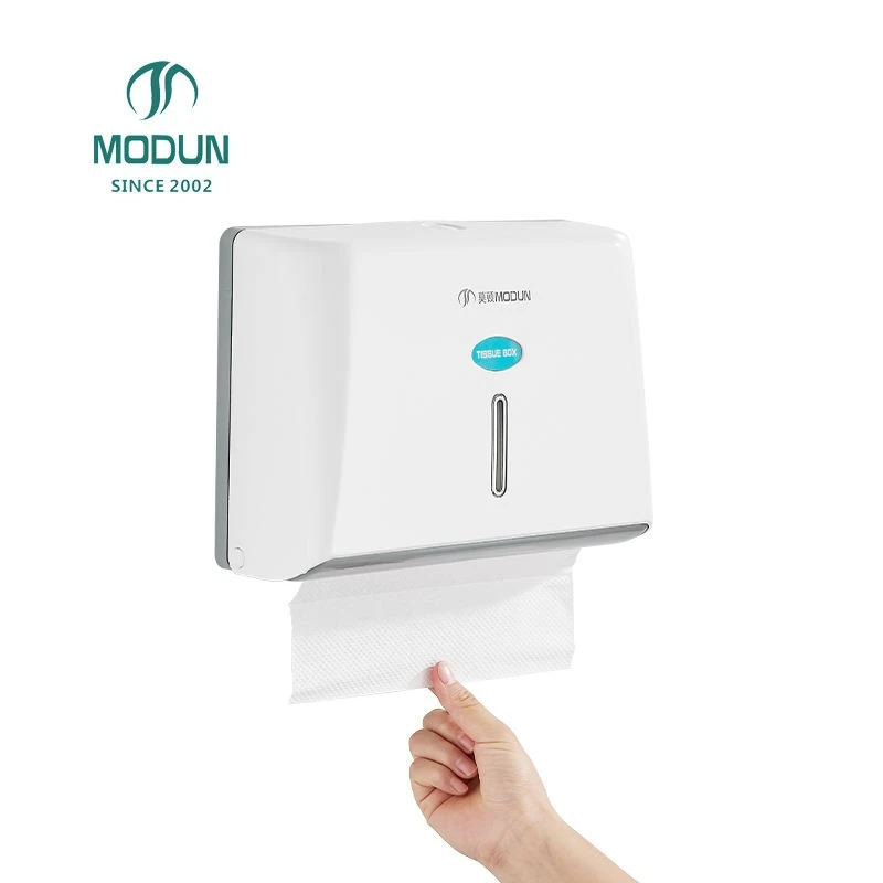 Paper Roll Dispenser Toilet Paper Dispenser Wall Mounted Mul-ti Fold Paper Towel Dispenser 5825ABS-W