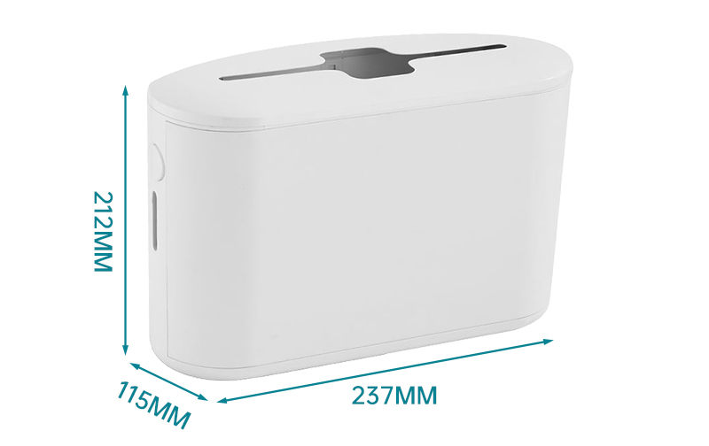 Modern Plastic Multi-Fold Paper Towel Dispenser Standing Tissue Box for Hotel or Household Use 5857W