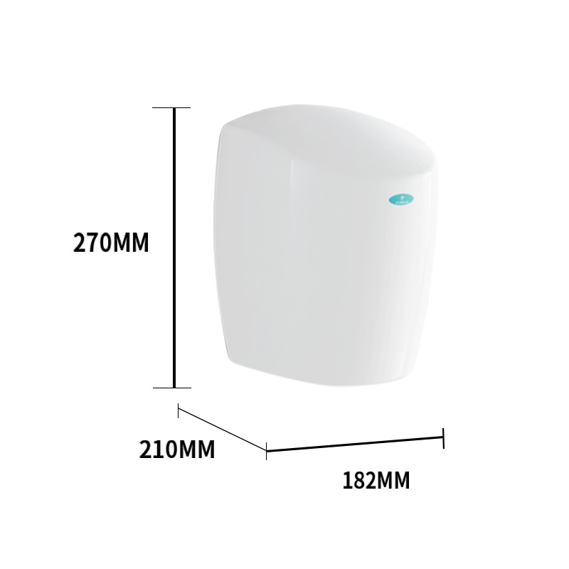 M-7777 mirror High-Speed Jet Hand Dryer 2000W ABS Plastic Commercial Bathroom Hand Dryer