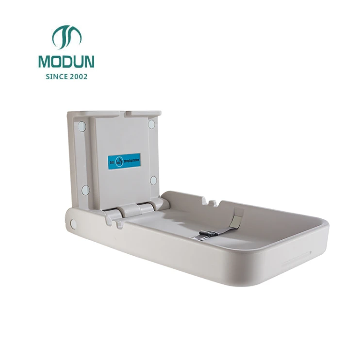 MODUN Commercial Vertical Baby Changing Station M-B1 HDPE Wall Mounted Baby Care Station