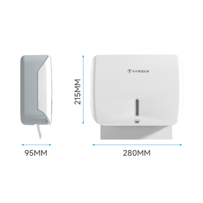 ModunCommercial Paper Dispenser M-3010-W ABS Tissue Dispenser for Bathroom Restroom