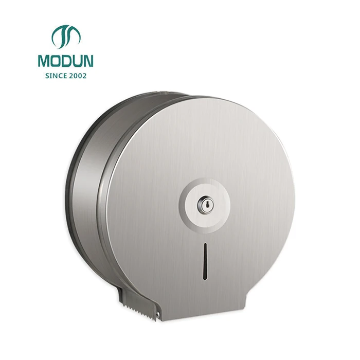 ModunCommercial Paper Dispenser M-5822(304) Satin Stainless Steel Roll Tissue Dispenser with Bracket for Restroom