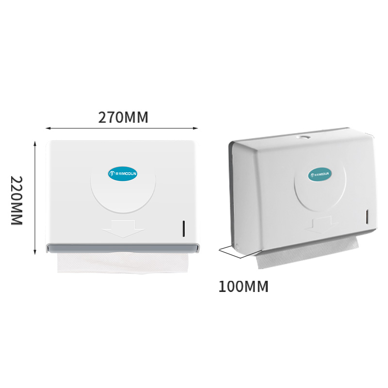 ModunCommercial Paper Dispenser M-5823ABS-W ABS Tissue Dispenser for Bathroom Restroom
