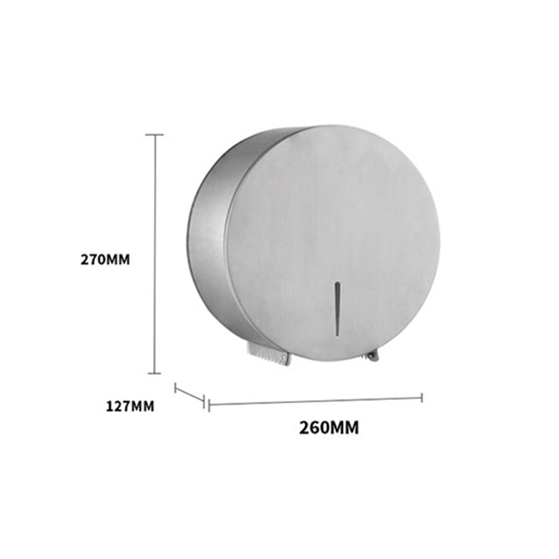 ModunCommercial Paper Dispenser M-5822B-2(304) Satin Stainless Steel Roll Tissue Dispenser for Restroom