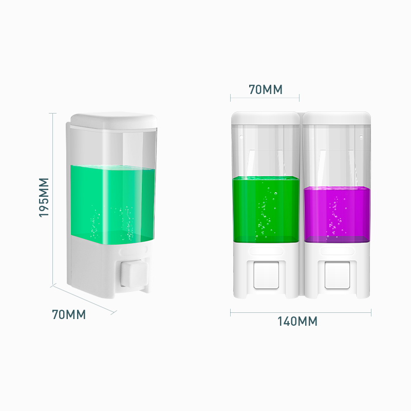 Wall Mount Plastic Manual Dispenser, Toilet Soap Dispenser M-9020