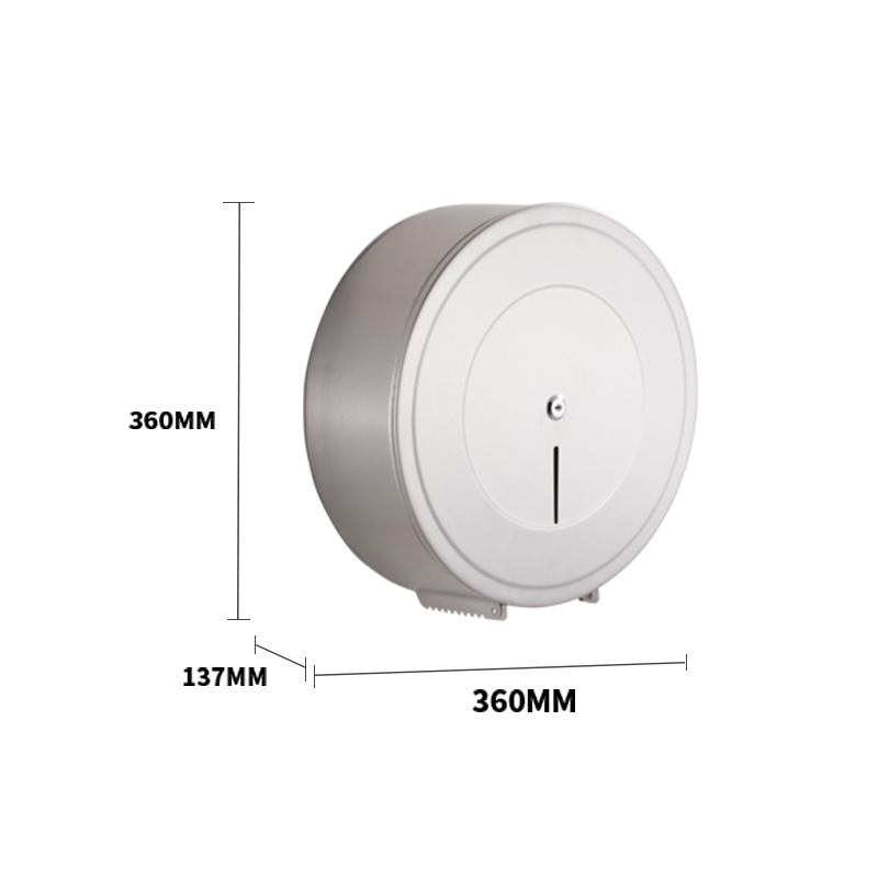 ModunCommercial Paper Dispenser M-5822B 304 Stainless Steel Roll Tissue Dispenser for Restroom