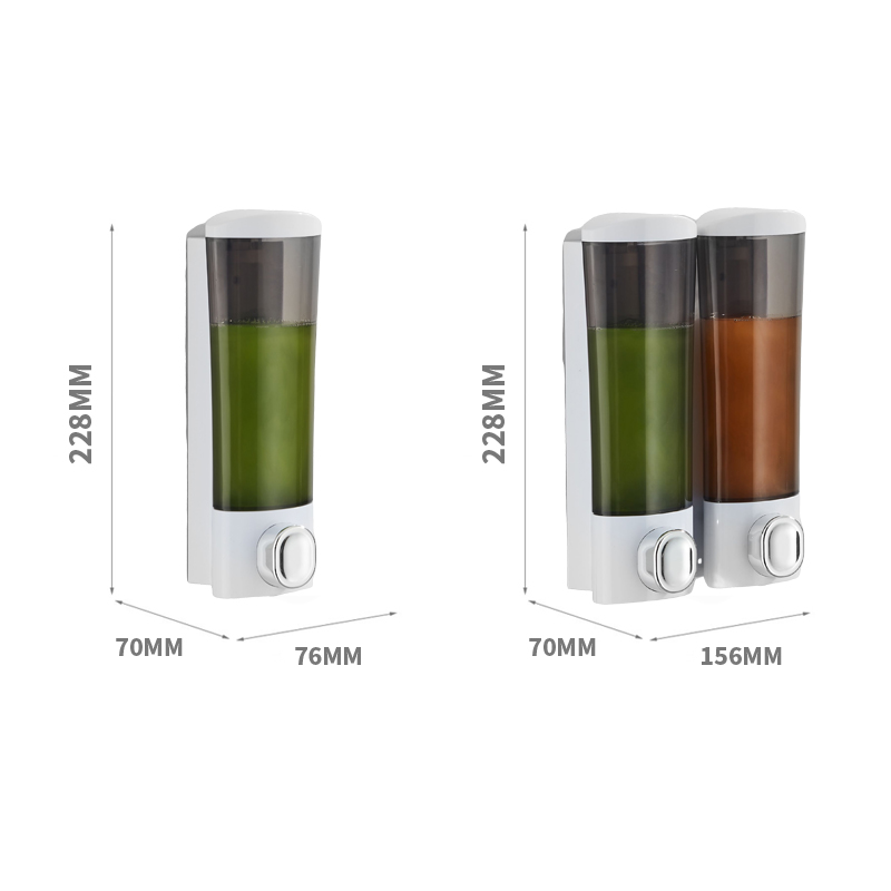 Wall Mount Plastic Manual Dispenser, Toilet Soap Dispenser M-9010