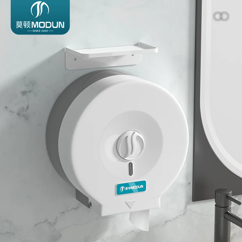 ModunCommercial Paper Dispenser M-5822ABS-Knob ABS Tissue Dispenser with Knob Lock for Bathroom Restroom