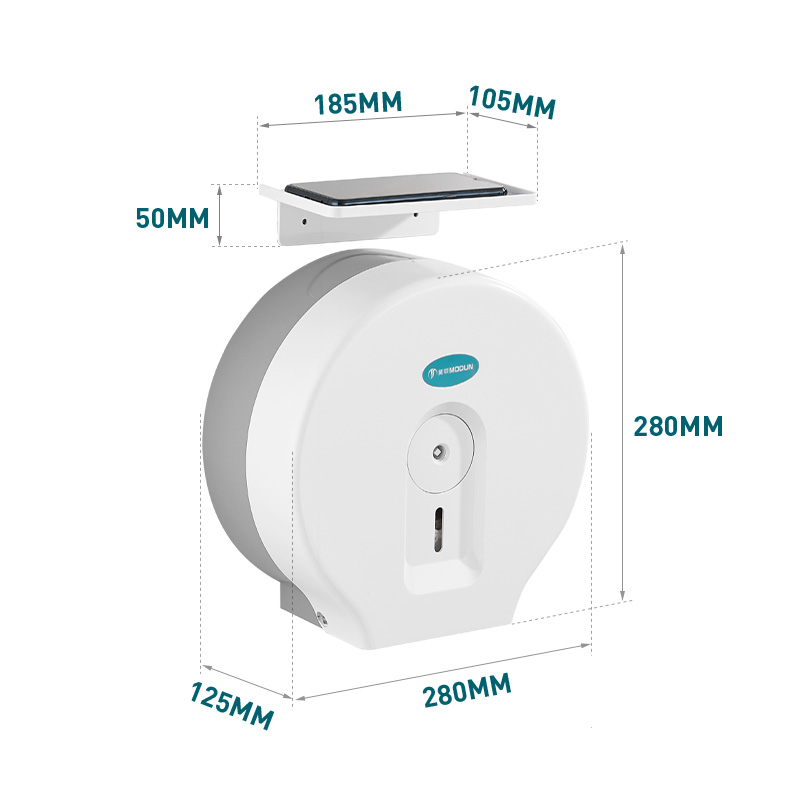 MODUN M-5826 ABS Paper Towel Dispenser Roll & Sheet Compatible Commercial