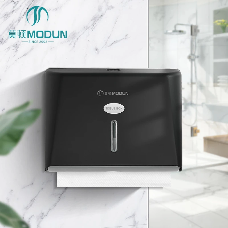 Paper Roll Dispenser Toilet Paper Dispenser Wall Mounted Mul-ti Fold Paper Towel Dispenser 5825ABS-W