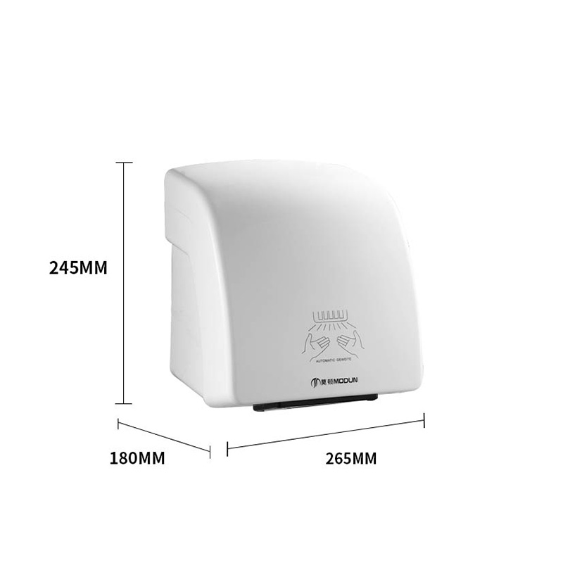 Modun M-688B 1600W Commercial Hand Dryer ABS Wall Mounted Bathroom Dryer