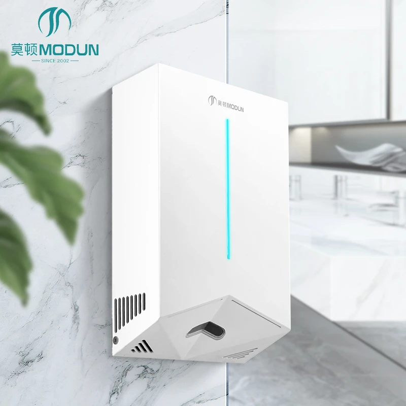 Plastic Double Sides Jetblade Hand Dryers Toilet High Speed Automatic Handdryer Electric Airblade V Hand Dryer for Bathroom