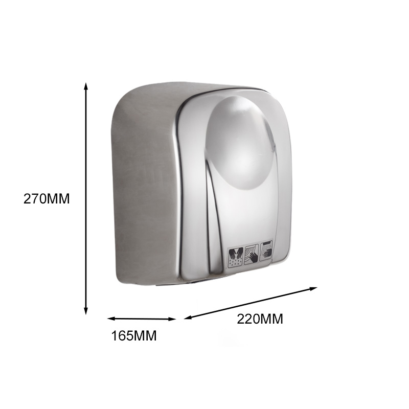 Modun M-165B 1650W Commercial Hand Dryer 304 Wall Mounted Bathroom Dryer