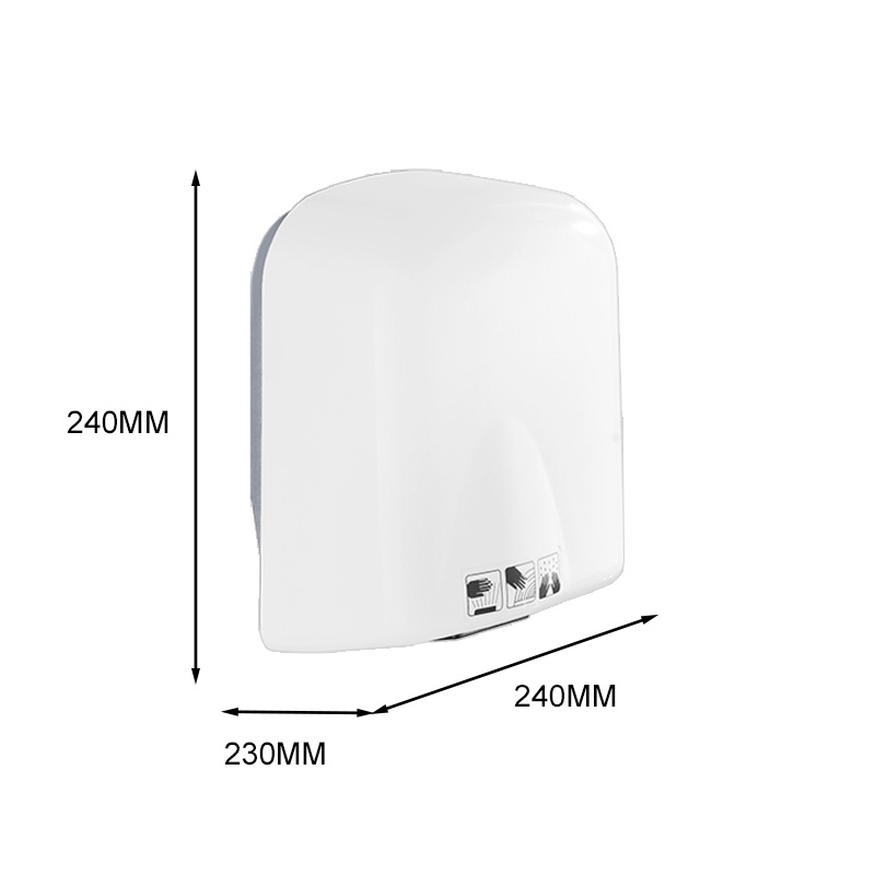 Modun M-165 1650W Commercial Hand Dryer ABS Wall Mounted Bathroom Dryer