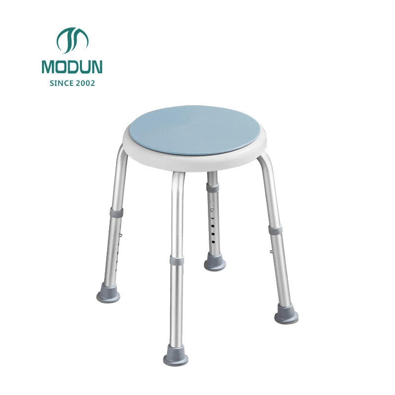 Modun 40007 Aluminum Alloy Shower Chair Non-Slip Height Adjustable for Bathroom