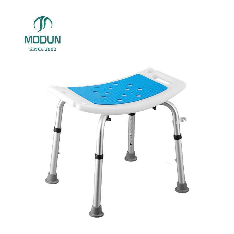 Modun 6001 Aluminum Alloy Shower Chair Non-Slip Height Adjustable for Bathroom