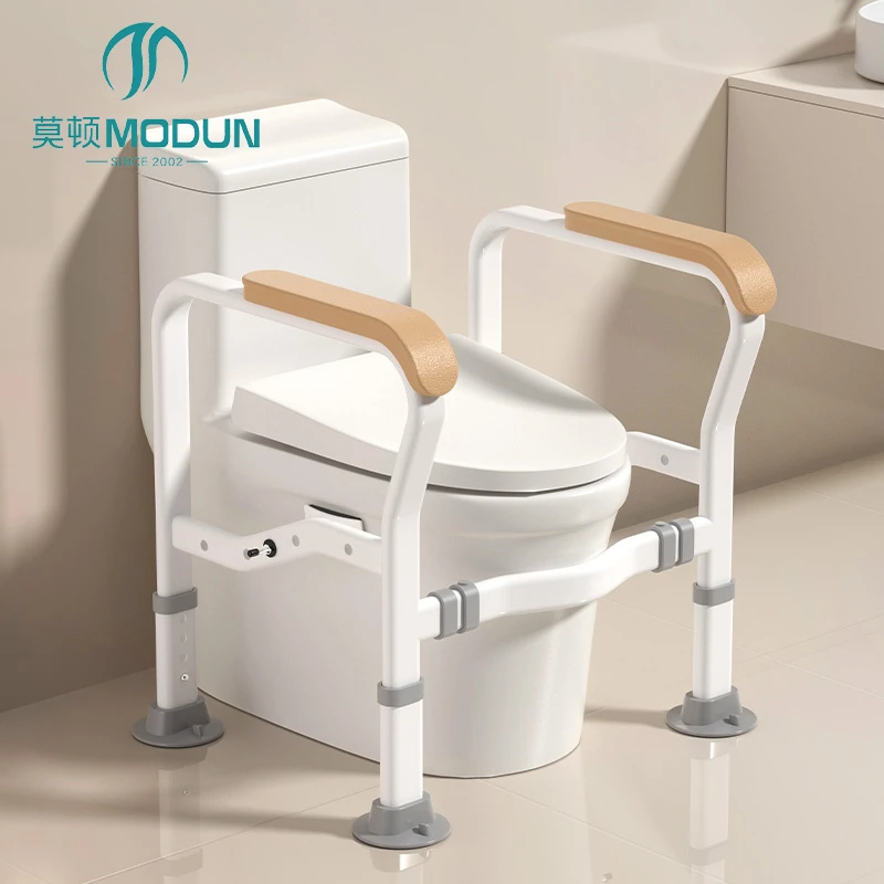 Modun 50019 Toilet Safety Rail Anti-Slip Non-Slip Safety Grab Bar for Bathroom Toilet Disabled Elderly