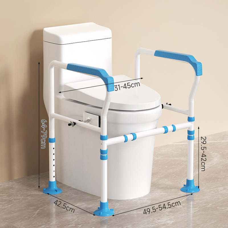Modun 50017 Toilet Safety Rail Anti-Slip Non-Slip Safety Grab Bar for Bathroom Toilet Disabled Elderly