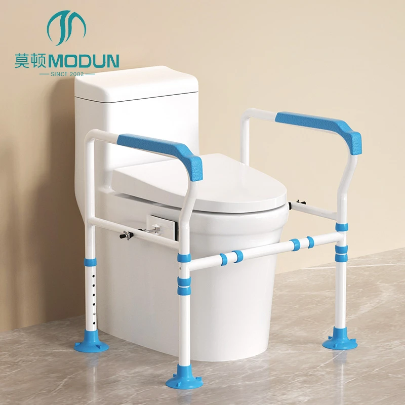 Modun 50017 Toilet Safety Rail Anti-Slip Non-Slip Safety Grab Bar for Bathroom Toilet Disabled Elderly