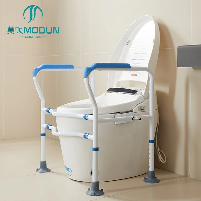 Modun 50017 Toilet Safety Rail Anti-Slip Non-Slip Safety Grab Bar for Bathroom Toilet Disabled Elderly
