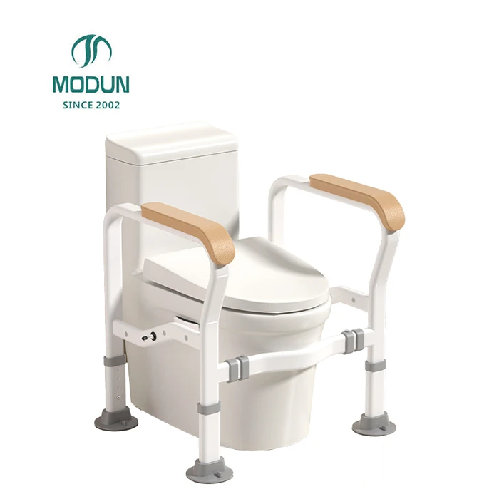 Modun 50019 Toilet Safety Rail Anti-Slip Non-Slip Safety Grab Bar for Bathroom Toilet Disabled Elderly