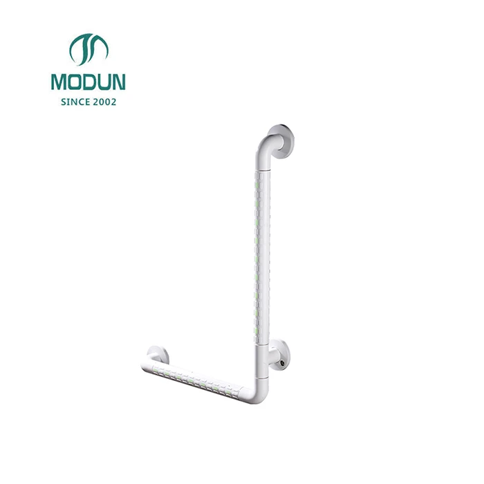 Modun 9908-3 L-Shape Grab Bar Anti-Slip Non-Slip Safety Grab Bar for Bathroom Toilet Disabled Elderly