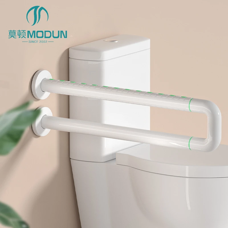 Modun M-9903-2 U-Shape Toilet Grab Bar Anti-Slip Non-Slip Safety Grab Bar for Bathroom Toilet Disabled Elderly