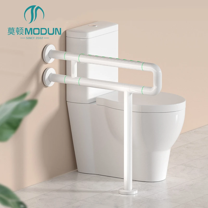 Modun M-9901-3 U-Shape Toilet Grab Bar Anti-Slip Non-Slip Safety Grab Bar for Bathroom Toilet Disabled Elderly