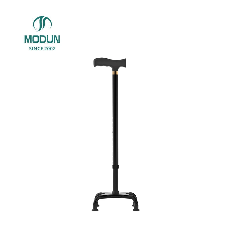 Modun 009 Quad Cane Anti-Slip Safety Aid for Elderly Disabled Walking Assistance