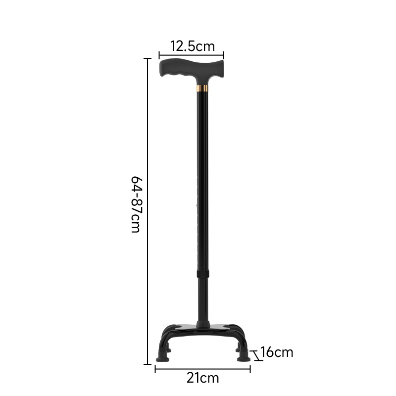 Modun 009 Quad Cane Anti-Slip Safety Aid for Elderly Disabled Walking Assistance