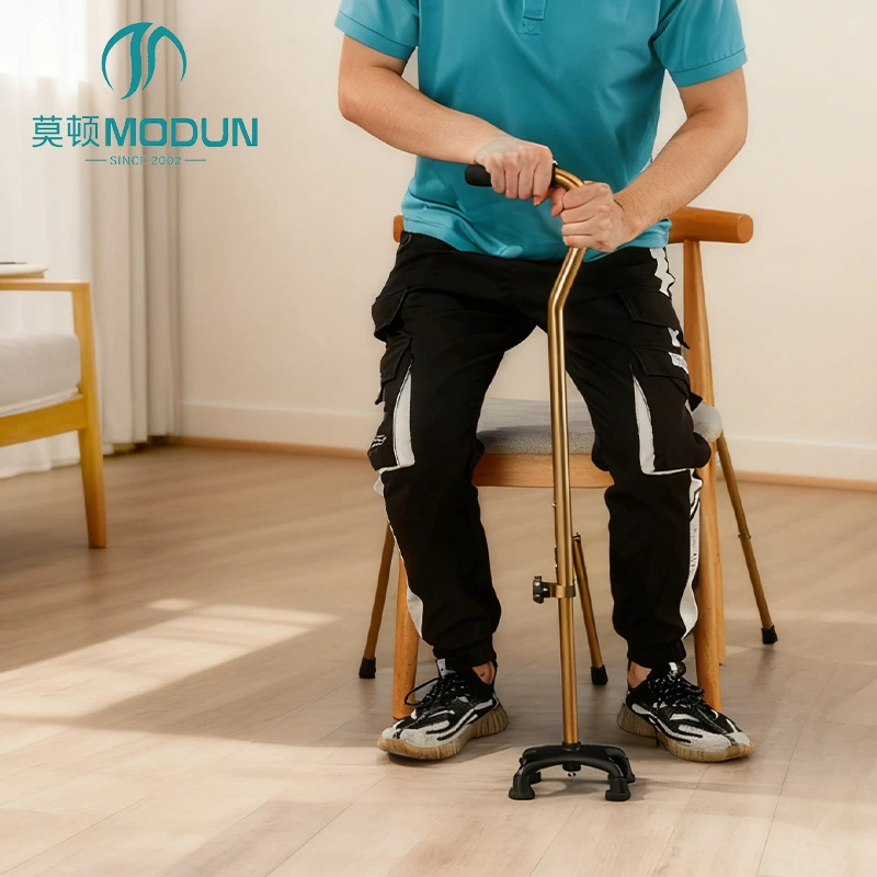 Modun 007G Cane Anti-Slip Safety Aid for Elderly Disabled Walking Assistance