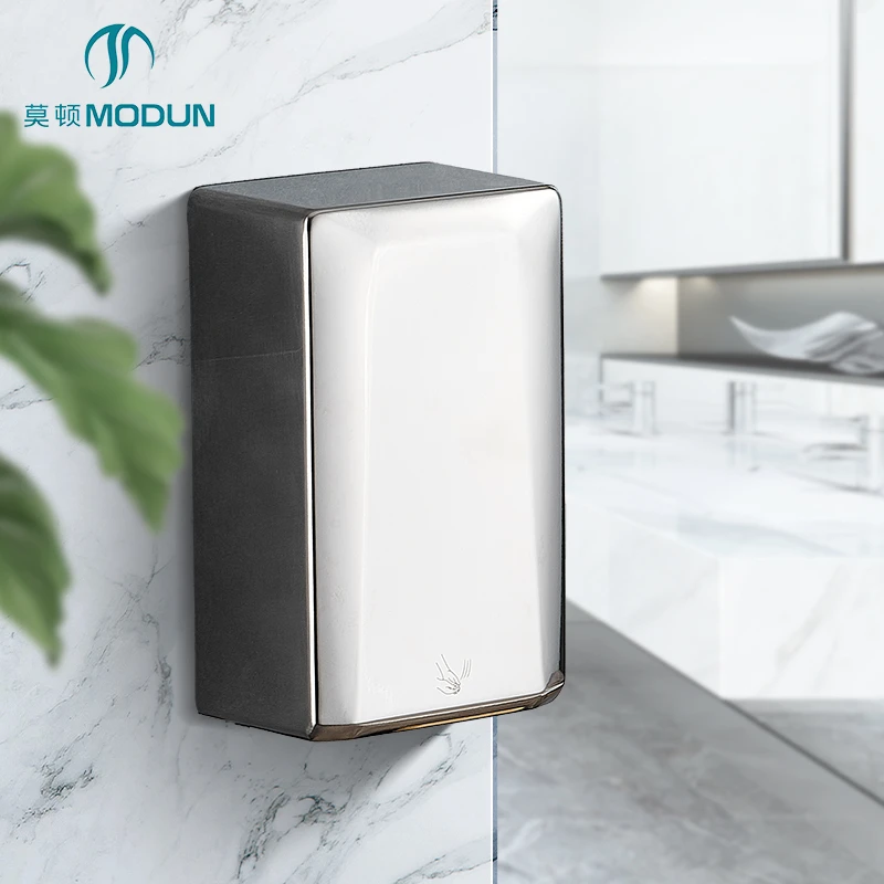 MODUN H2 brushed and glossy process SUS stainless steel new mini wall mounted Hand Dryer