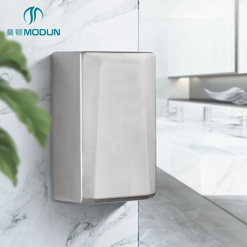 MODUN H2 brushed and glossy process SUS stainless steel new mini wall mounted Hand Dryer
